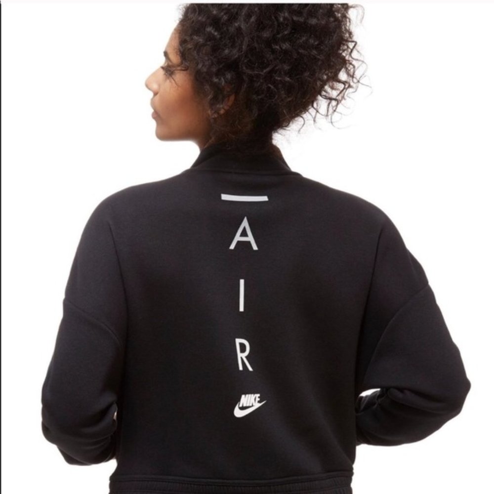 NIKE Air Sweatshirt Black Rally Jacket
